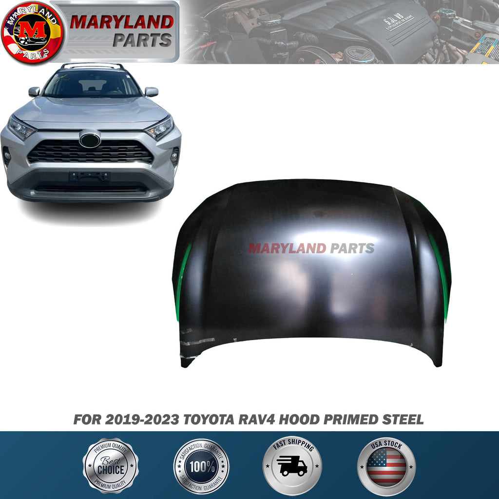 For 2019-2023 Toyota RAV4 Hood Primed Steel