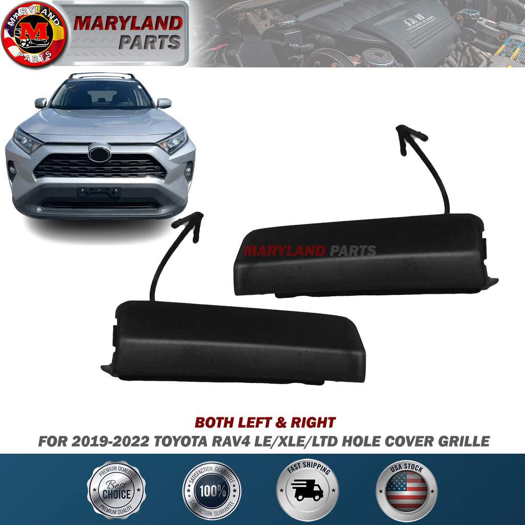 For 2019-2022 Toyota RAV4 LE/XLE/LTD Both Left & Right Hole Cover Grilles