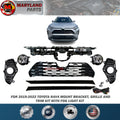 For 2019-2022 Toyota RAV4 Mount Bracket, Grille and Trim kit with Fog Light Kit