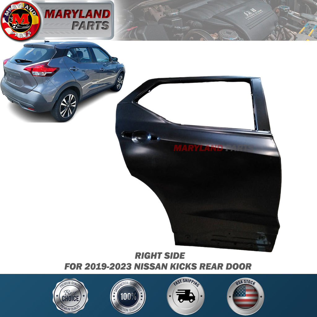 For 2019-2023 Nissan Kicks Right Rear Door Passenger Side RH
