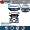 For 2020-2022 Ford Explorer Bumper kit with Grille and Fog Lights and Covers