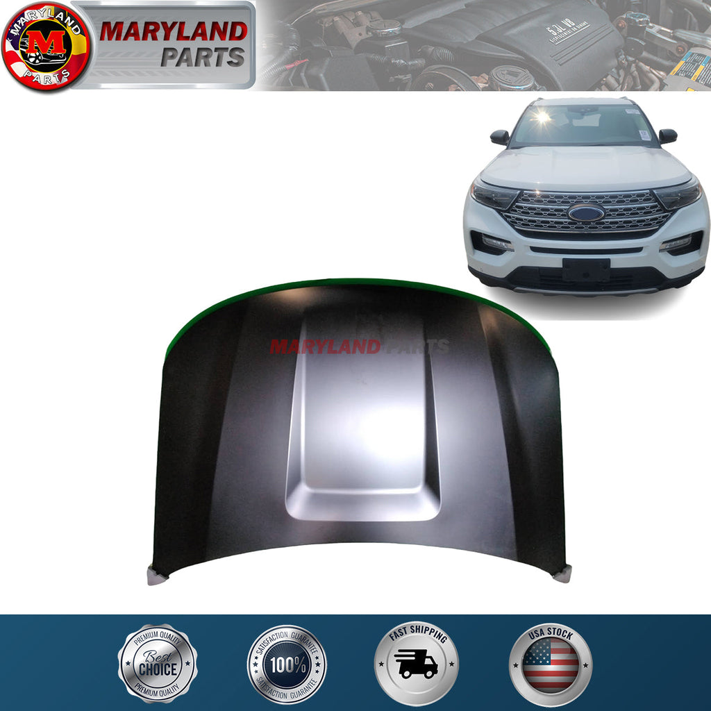 For 2020-2024 Ford Explorer Hood Aluminum Primed