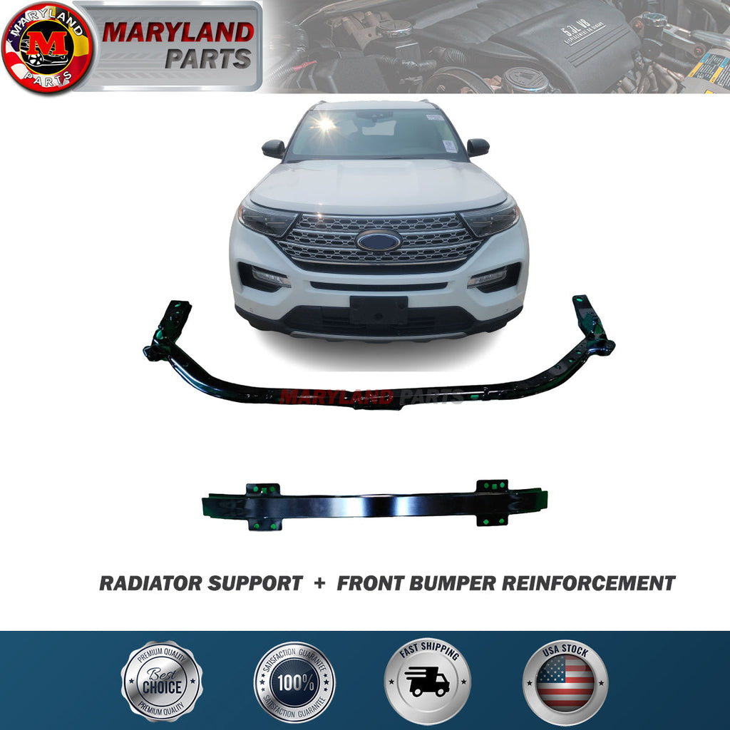 For 2020-2022 Ford Explorer Radiator Support And Front Bumper Reinforcement