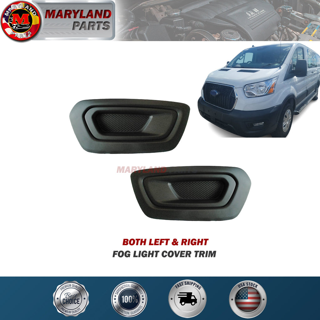 For 2020-2023 Ford Transit Both Left & Right Fog Light Cover Trim