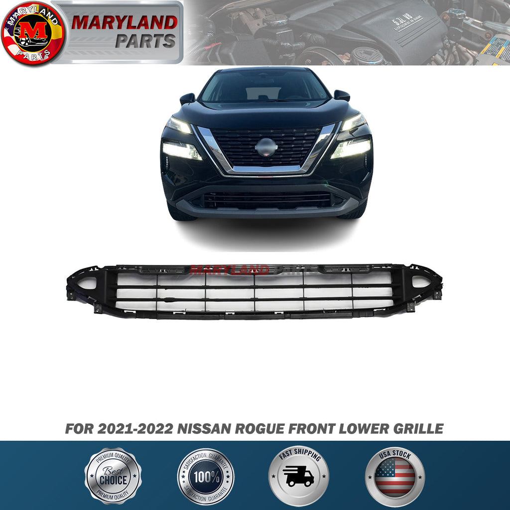 For 2021-2022 Nissan Rogue Front Lower Grille