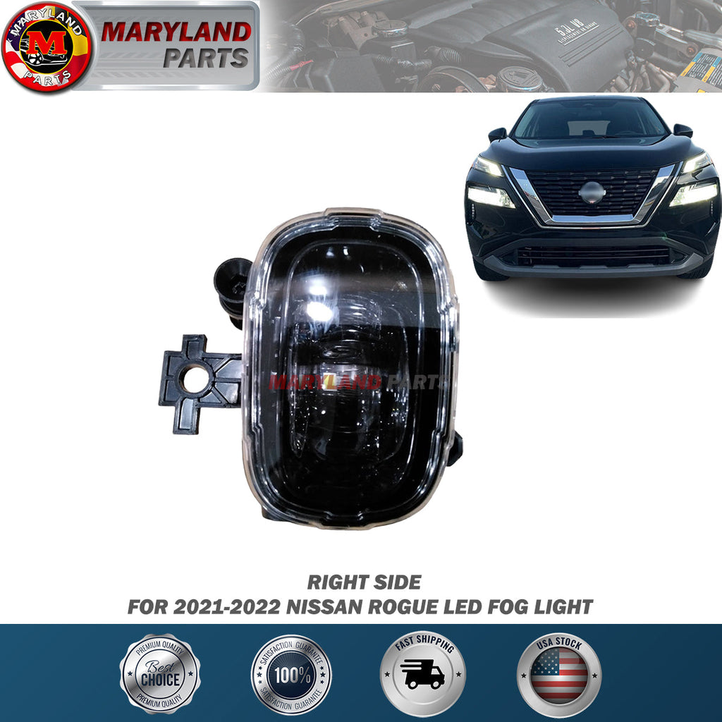 For 2021-2022 Nissan Rogue LED Right Fog Light Passenger Side RH