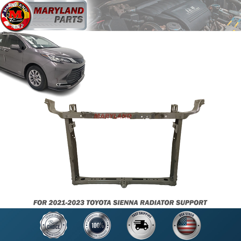 For 2021-2023 Toyota Sienna Radiator Support