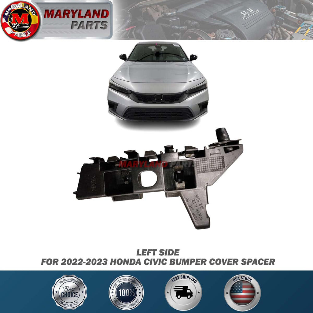 For 2022-2023 Honda Civic Left Front Bumper Bracket