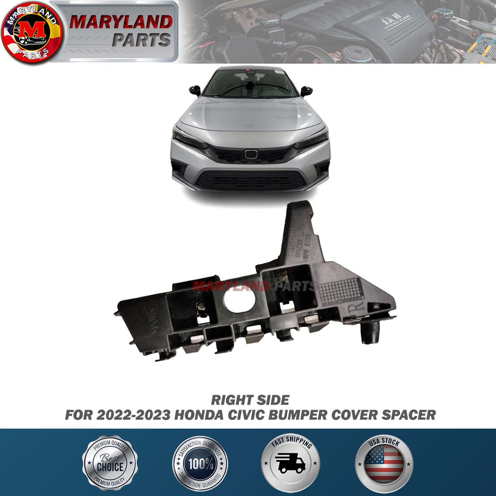 For 2022-2023 Honda Civic Right Front Bumper Bracket