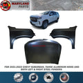 For 2021-2023 Chevy Suburban, Tahoe Aluminum Hood and Steel Fenders