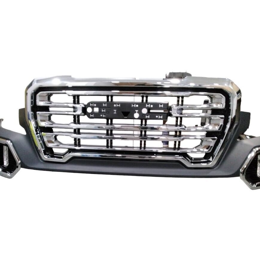For 2019-2022 GMC Sierra 1500 Front Bumper Full Kit Assembly