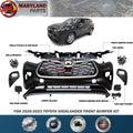 For 2020-2023 Toyota Highlander Front Bumper Kit