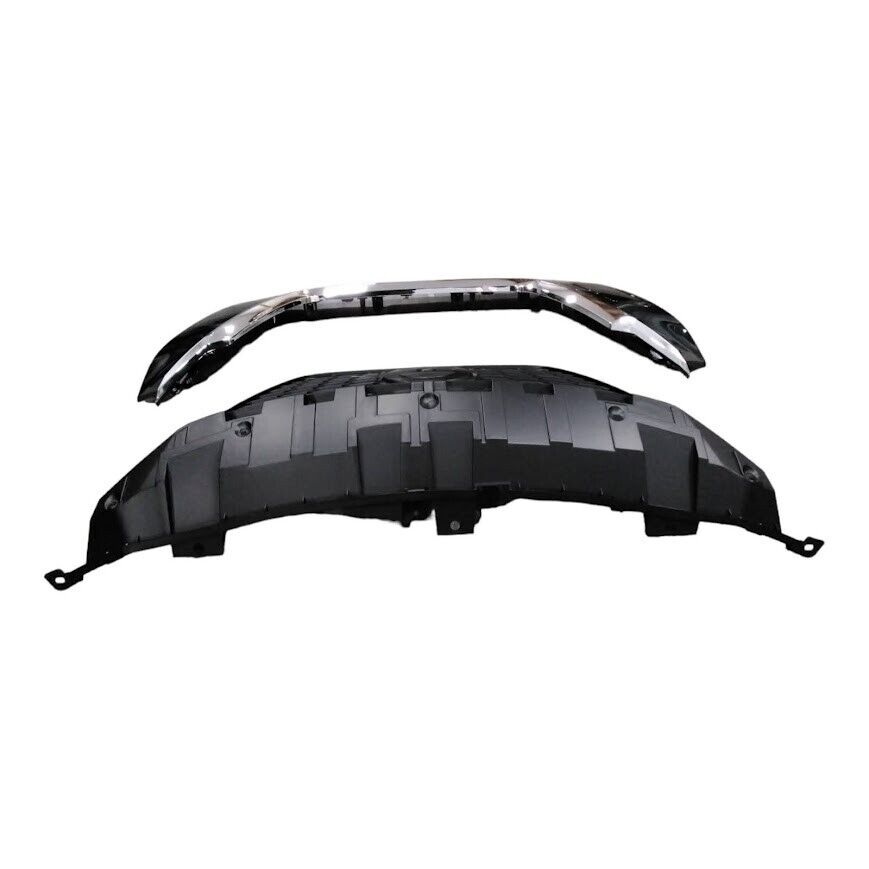 For 2020-2023 Nissan Versa Upper Grille and Lower Grille with Chrome Molding