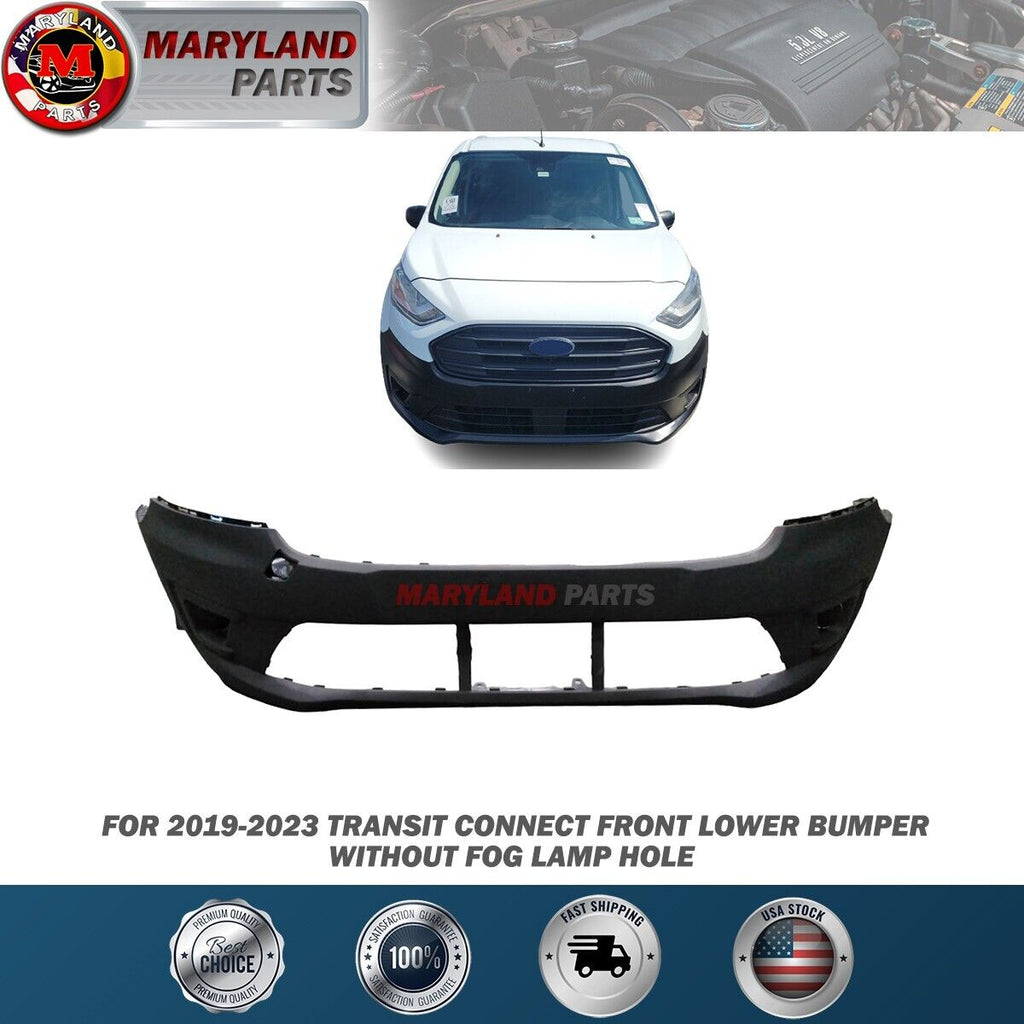 For 2018-2023 Transit Connect Front Bumper without Fog Lamp Hole