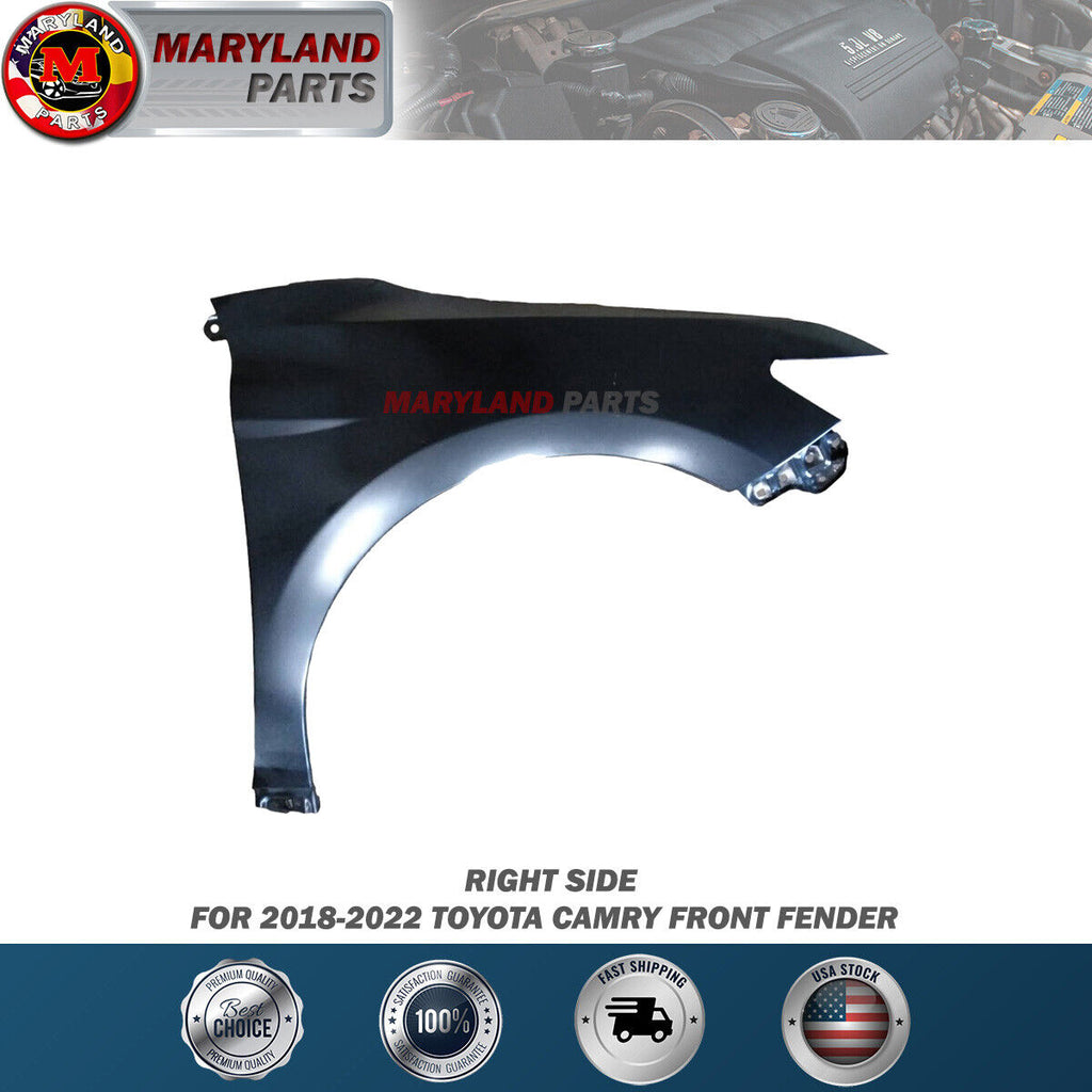 For 2018-2023 Toyota Camry Right Quarter Panel without Blind Spot Passenger Side