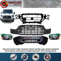 For 2015-2019 Ford Transit Front Bumper Kit with Headlights
