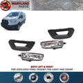 For 2020-2023 Ford Transit Both Left & Right Fog Lights and Covers