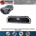 For 2022-2023 Toyoto Corolla Cross Front Grille Assembly Silver Grey