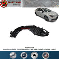 For 2020-2021 Toyota Corolla SE/XSE Front Passenger Side Fender Liner