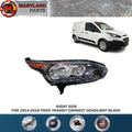 For 2014-2018 Ford Transit Connect Right Headlight Assembly Black Passenger Side RH