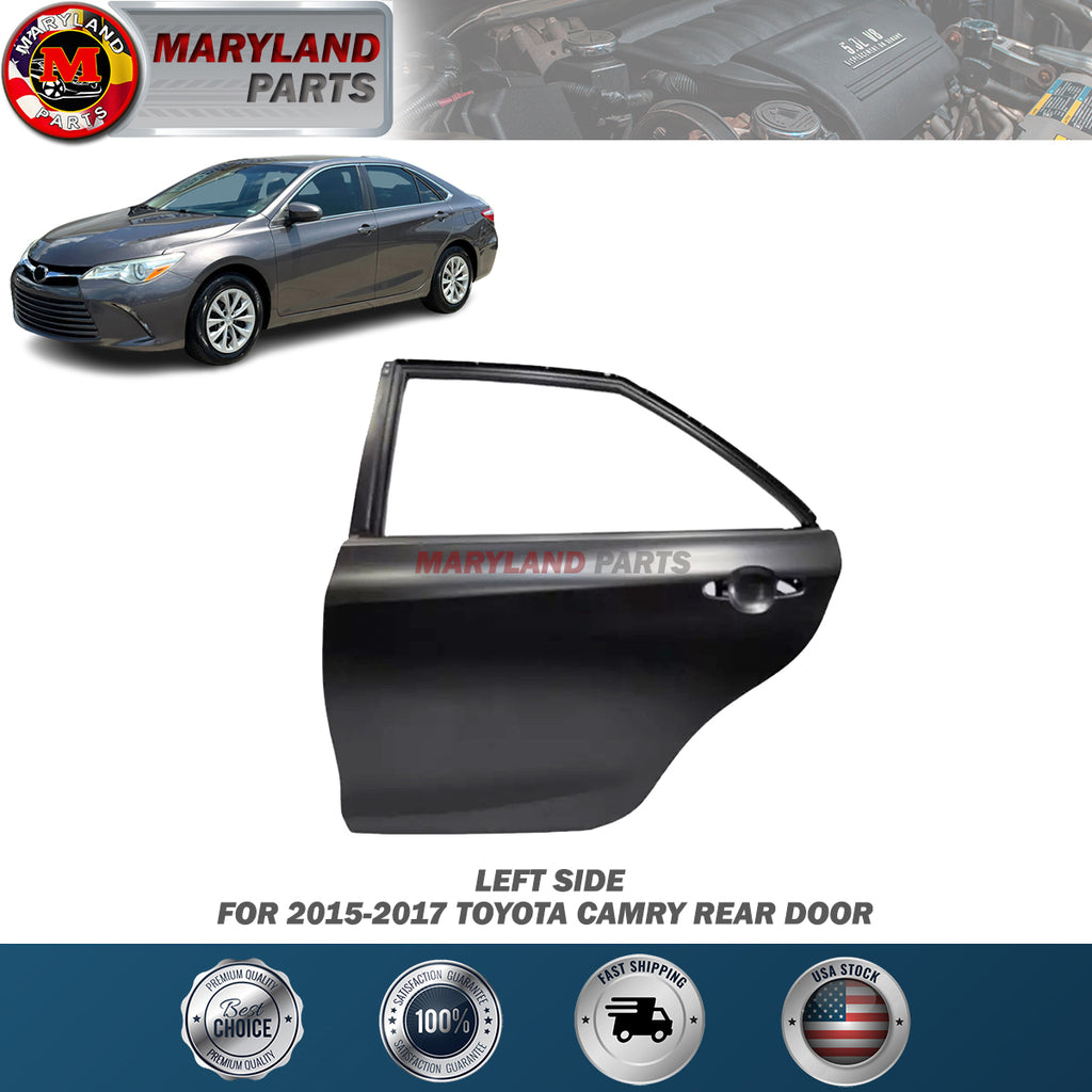 For 2015-2017 Toyota Camry Left Rear Door Driver Side LH