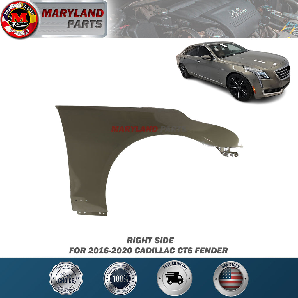 For 2016-2020 Cadillac CT6 Fender Right Side RH