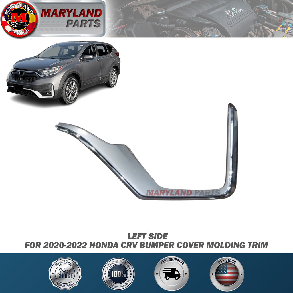 For 2020-2022 Honda CRV Bumper Cover Molding Trim Left LH