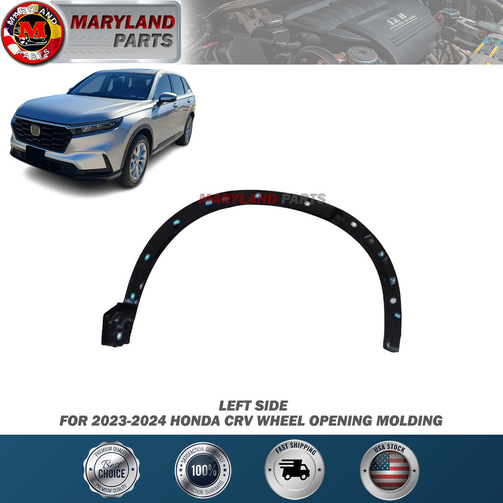 For 2023-2024 Honda CRV Left Wheel Opening Molding