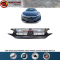 For 2016-2018 Honda Civic Front Upper Bumper Grille Chrome and Mesh