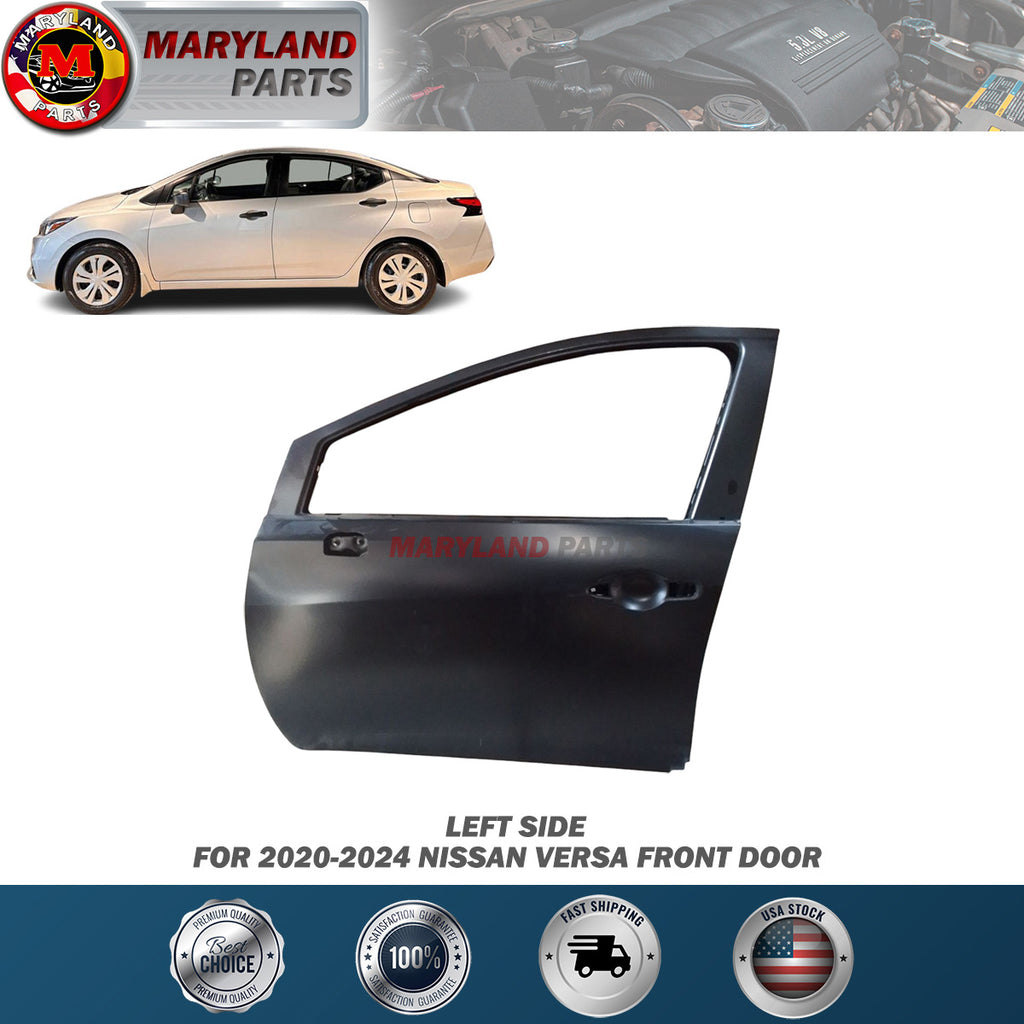 For 2020-2024 Nissan Versa Left Front Door Driver Side LH