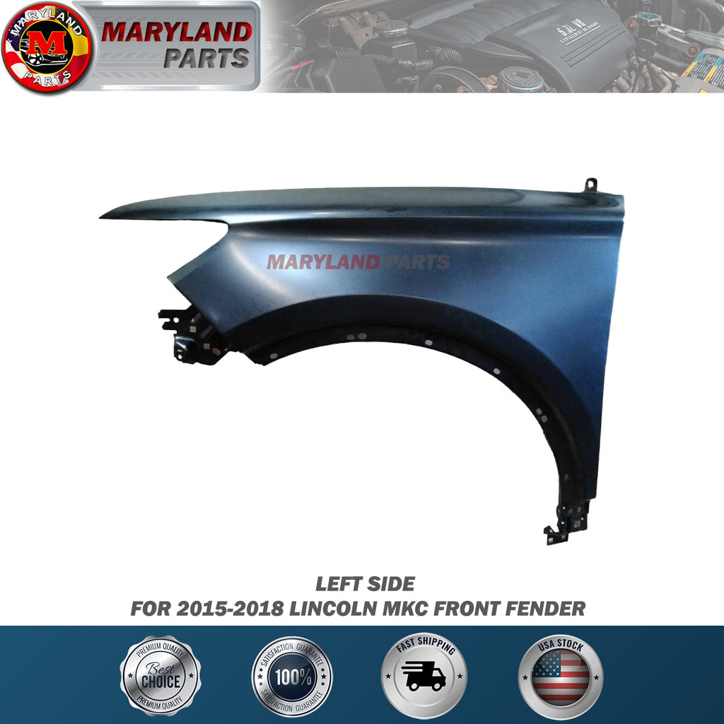 For 2015-2018 Lincoln MKC Left Front Fender Driver Side LH