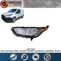 For 2019-2023 Ford Transit Connect Left Headlight Assembly Black Driver Side LH