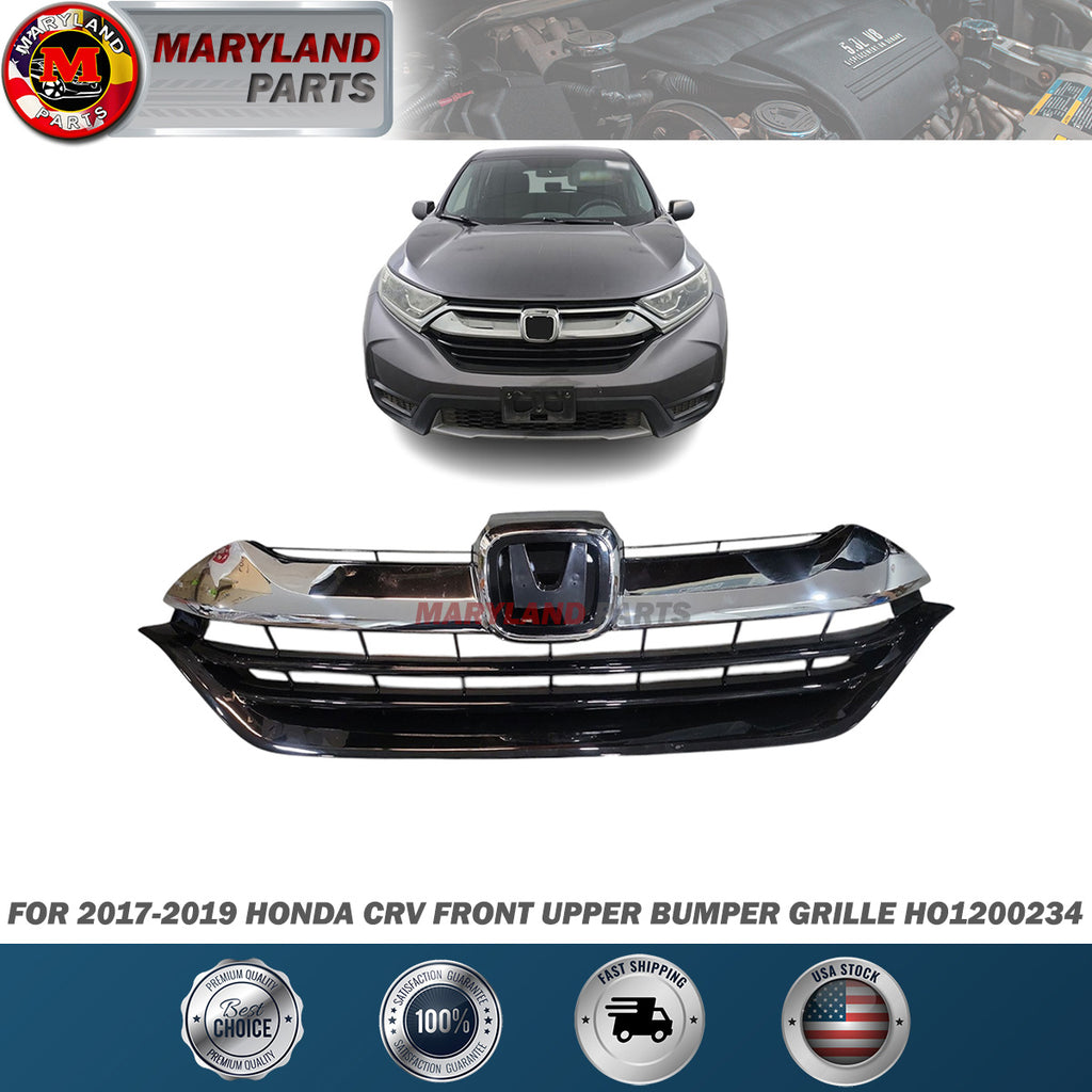 For 2017-2019 Honda CRV Front Upper Bumper Grille HO1200234