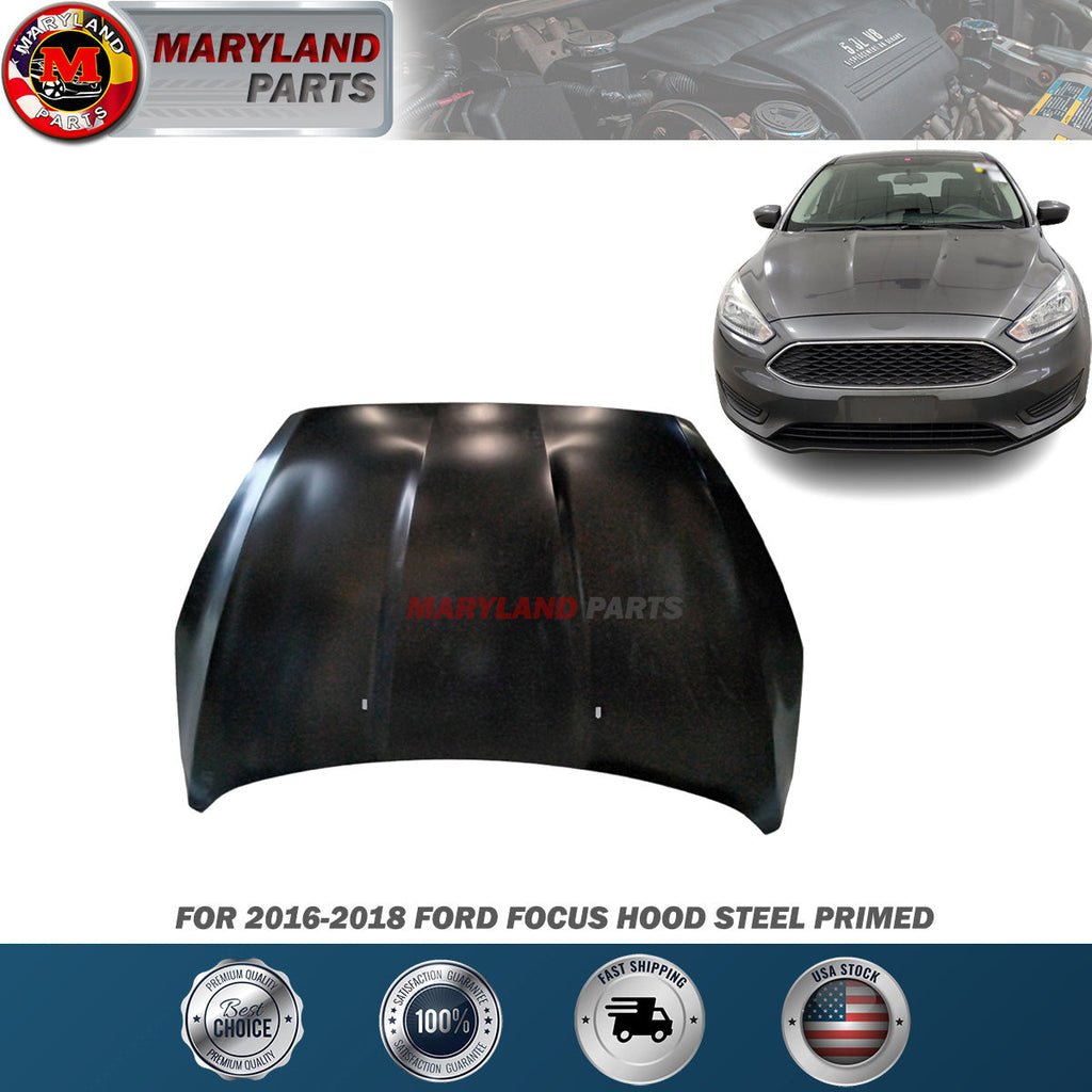 For 2015-2018 Ford Focus Hood Steel