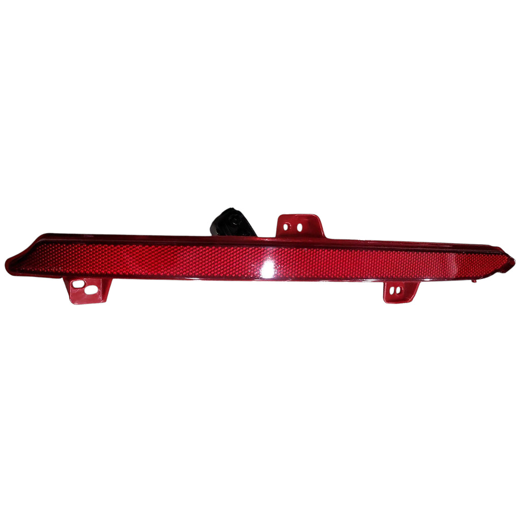 For 2018-2022 Honda Accord Bumper Cover Exhaust Hole Trims with Bracket and Reflectors