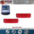 For 2015-2024 Ford Transit and Connect Both Left & Right Rear Bumper Reflector