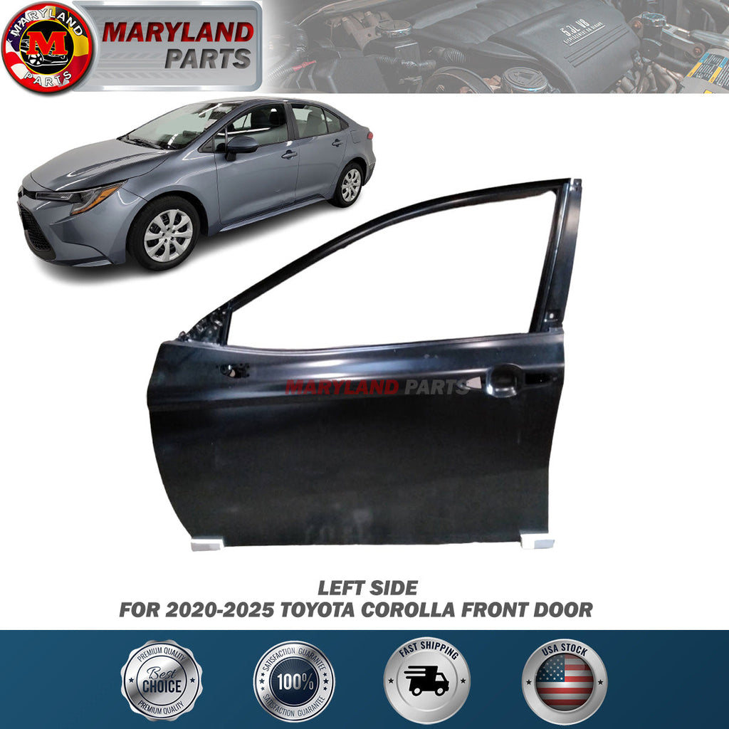 For 2020-2025 Toyota Corolla Left Front Door Sedan Driver Side LH