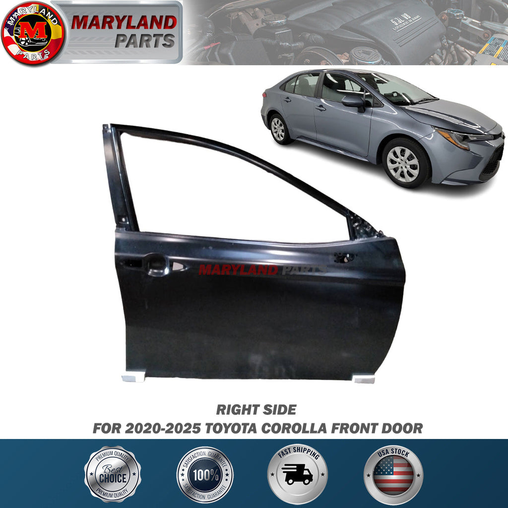 For 2020-2025 Toyota Corolla Right Front Door Sedan Passenger Side RH
