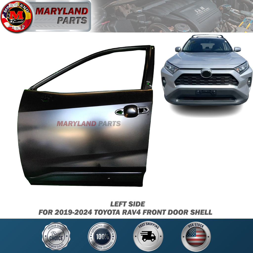 For 2019-2024 Toyota RAV4 Left Front Door Shell Driver Front