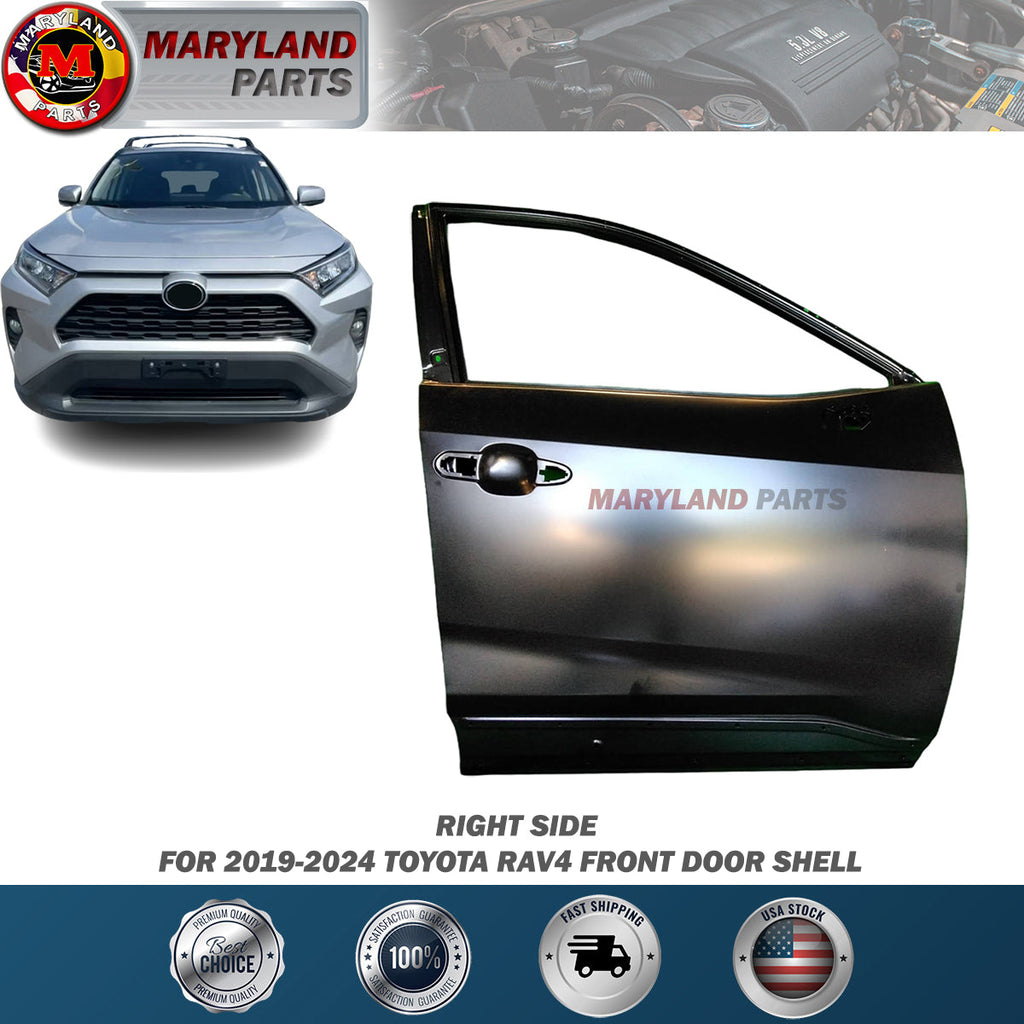 For 2019-2024 Toyota RAV4 Right Front Door Shell Passenger Front