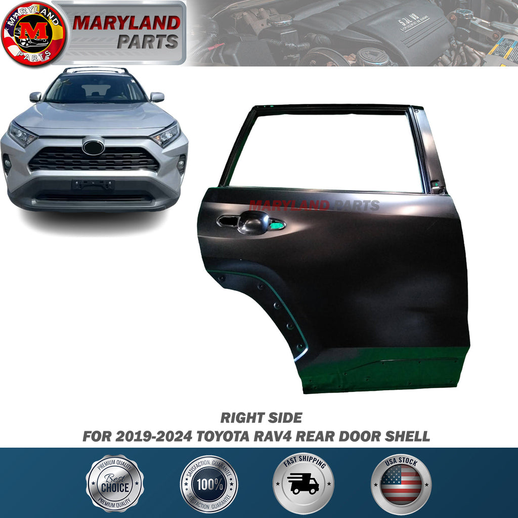 For 2019-2024 Toyota RAV4 Right Rear Door Shell 67003-0R120