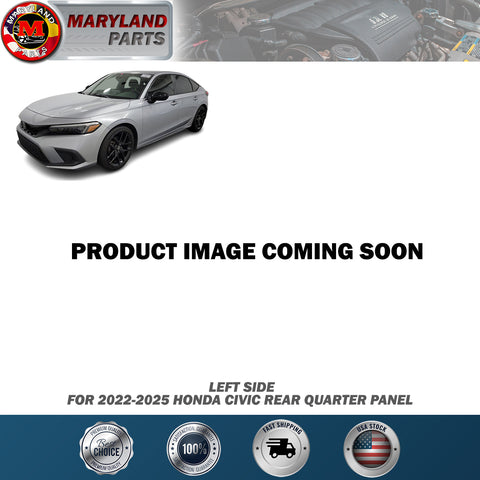 For 2022-2025 Honda Civic Left Rear Quarter Panel