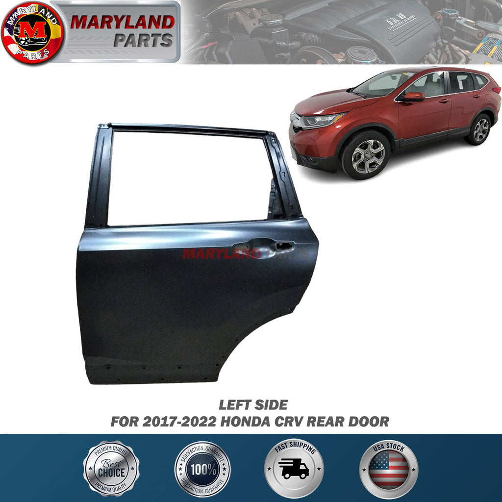 For 2017-2022 Honda CRV Left Rear Door Driver Side LH