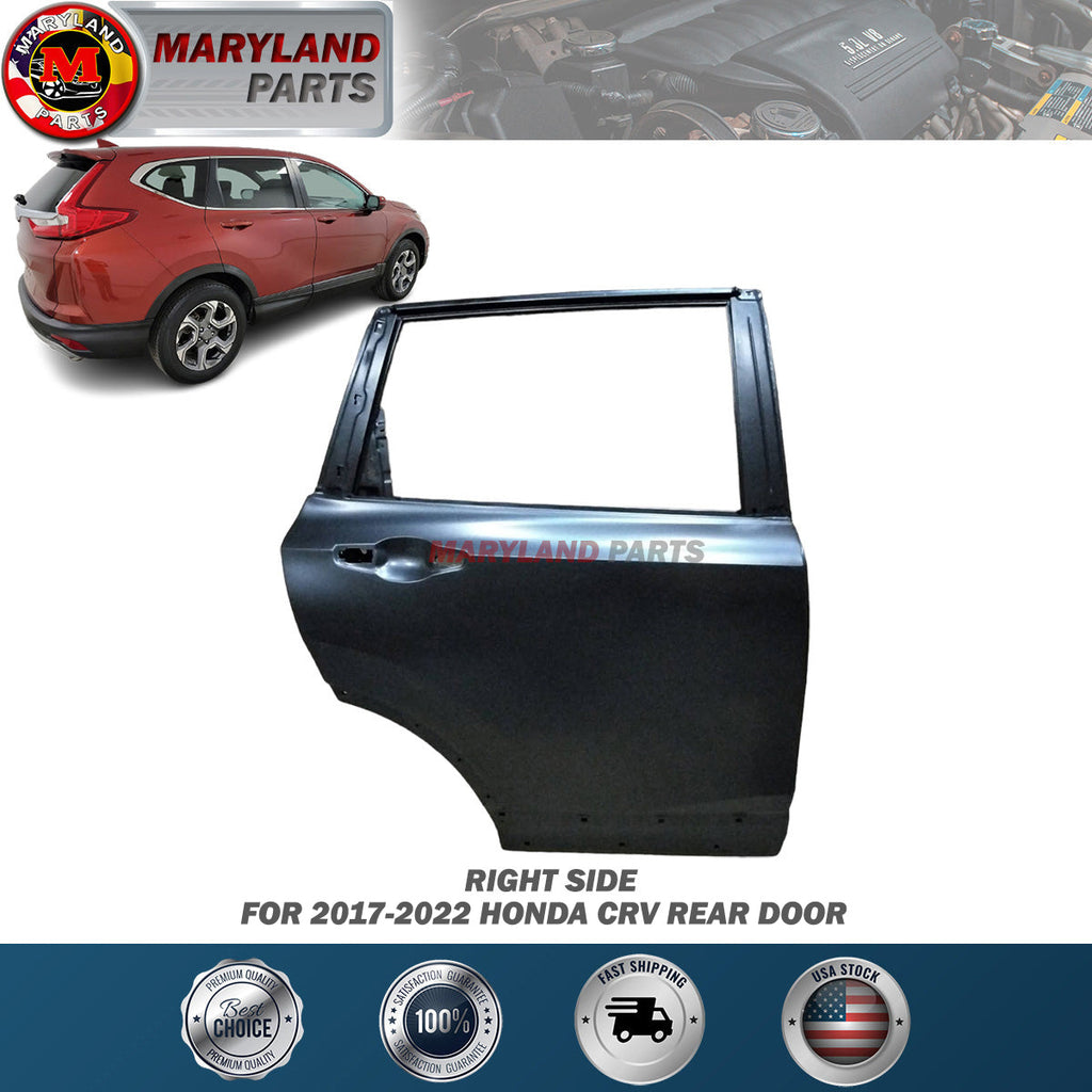 For 2017-2022 Honda CRV Right Rear Door Passenger Side RH