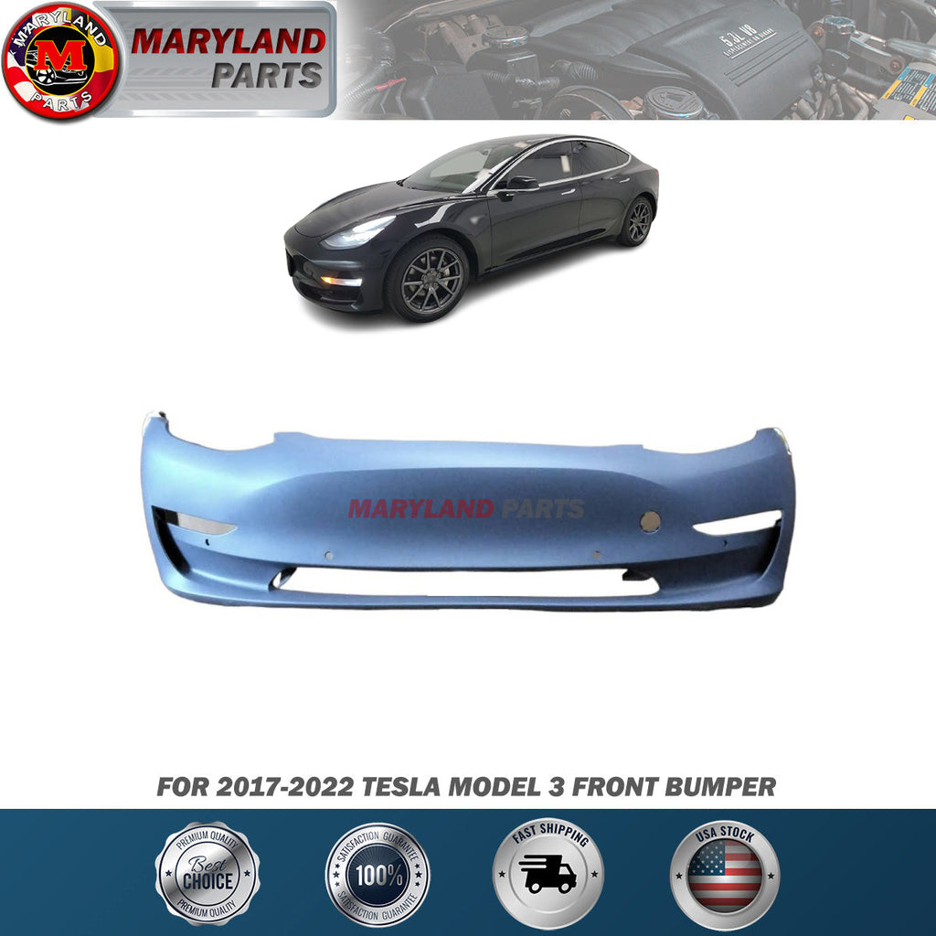 For 2017-2022 Tesla Model 3 Front Bumper