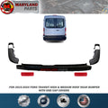For 2015-2024 Ford Transit High & Medium Roof Rear Bumper with End Cap Covers