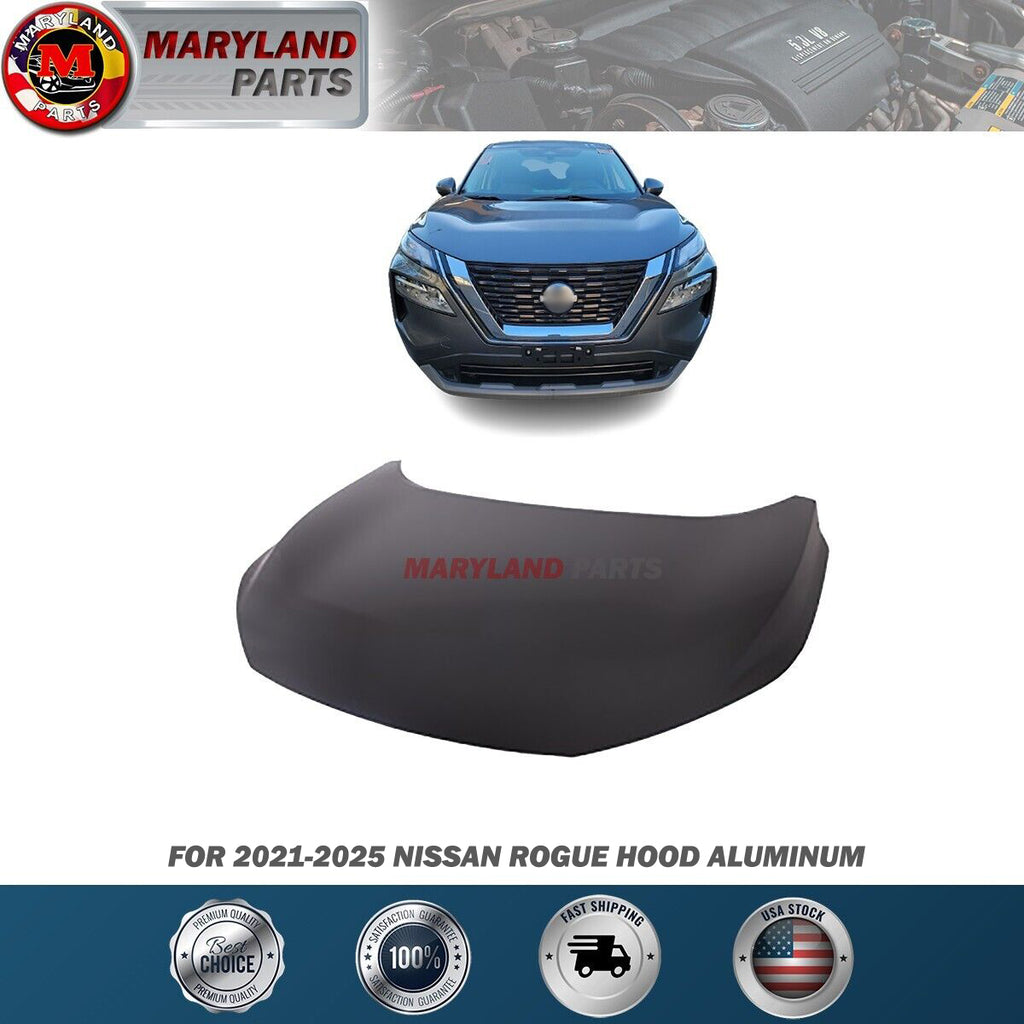 For 2021-2025 Nissan Rogue Hood Aluminum