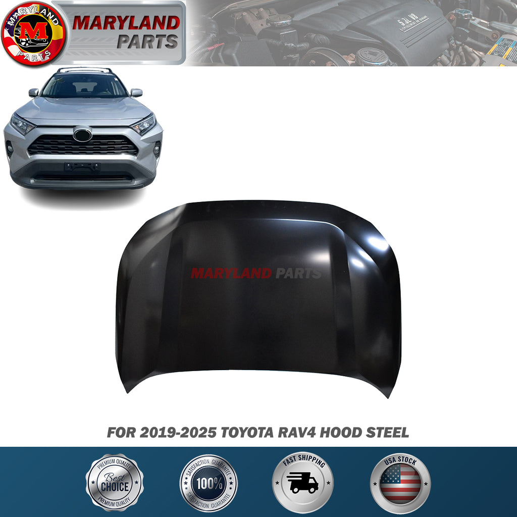 For 2019-2025 Toyota RAV4 Hood Steel