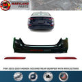 For 2023-2025 Honda Accord Rear Bumper with Reflectors