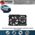 For 2015-2024 Ford Transit Radiator Condenser Cooling Fan Assembly